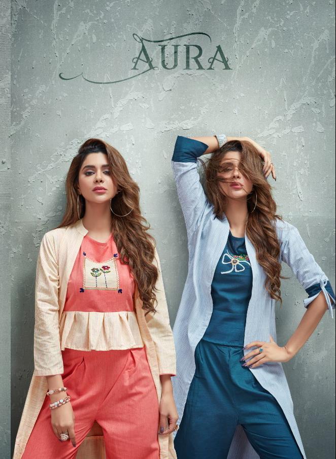 Jacket Style Kurti Collection | Blue Kurti with White Overcoat:  https://www.trendzalpy.com/shop/kurtis-533 Pink Kurti with White Overcoat:  https://www.trendzalpy.com/shop/kurtis-532... | By TRENDZFacebook