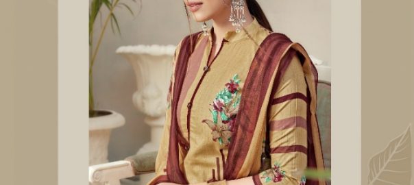 Harshit Fab   Sitara Cambric Cotton Un Stitched Evening Salwar Suit Wholesale Surat For Home Based Seller