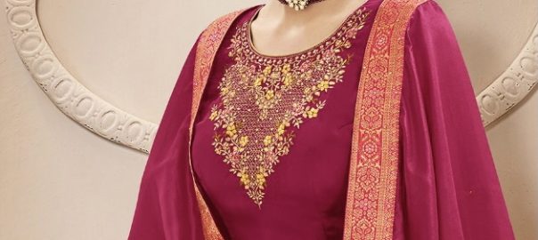 Kesari Trendz Kesari Trends   Naaz Vol.3 Chinon Un Stitched Women Salwar Suit Manufacturers Textile Market Usa Competitive Price