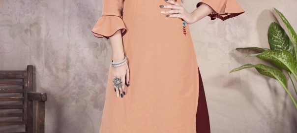 Forum vol.1  Cotton Casual Wear daawat Readymade Latest Straight Kurti Women clothing wholesalers in Surat Mumbai