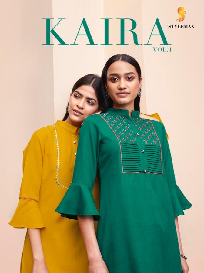 Stylemax Kaira vol.1 Majic club Any Occasion Readymade Latest Straight Kurti Online