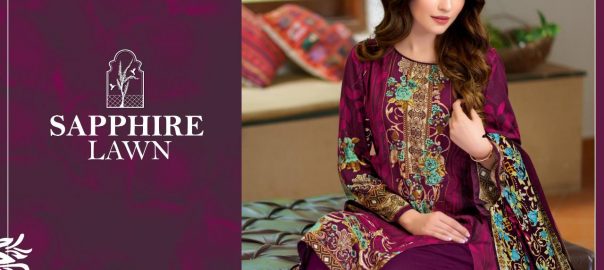 Mariya b lawn - Sapphire lawn