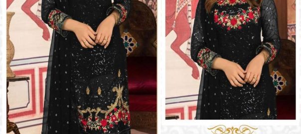 Fepic   Rosemeen Fantasy 55001 Net Semi Stitch Women Single Exporter Ahmedabad For Home Based Seller
