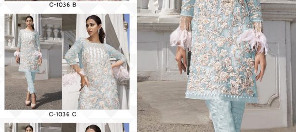 Fepic Rosemeen Net With Handworked Semi Stitch Women Single Wholesaler Ahmedabad Best Catalogue