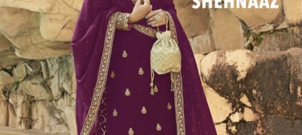Fiona   Shehnaz Fancy Semi Stitch Women Salwar Suit Supplier Market Australia Catalogue