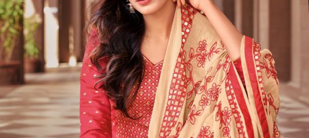 Kapil Trendz   Mairin Cotton Un Stitched Ladies Salwar Suit Wholesaler Australia Discounted Price