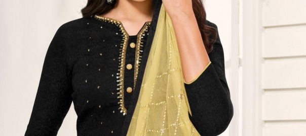 Kapil Trendz   Soul Vol.2 Nazmin Fancy Work With Lace Un Stitched Buy Online Wholesale Salwar Suit India Online
