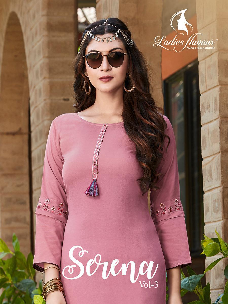Ladies Flavour - Serena vol.3 holi collection Picnic Readymade Latest Fancy  Kurti wholesale indian dress supplier
