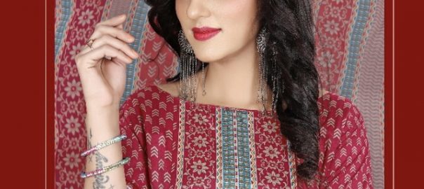 Mariyum Arts   Sakina Wight Less Gorget Print Un Stitched Women Salwar Suit Exporter Market Canada For Reseller