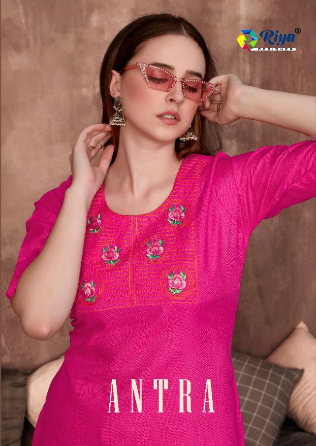 Straight Kurti For Women, Embroidery Kurti Under 300-hanic.com.vn