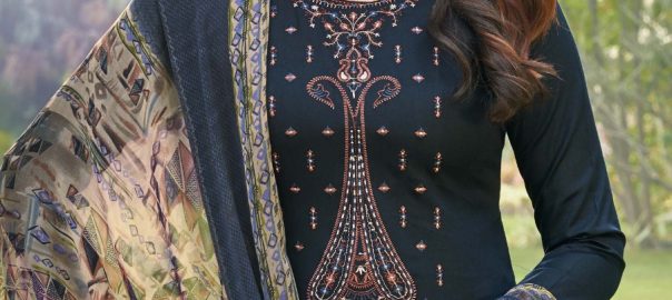 Zulfat Designer Suits   Mohini Pure Nazneen Chiffon With Four Side Lace (2.30 Mtr) Un Stitched Best Women Salwar Suit Catalogs At Wholesale Price Market India Cheap Rate