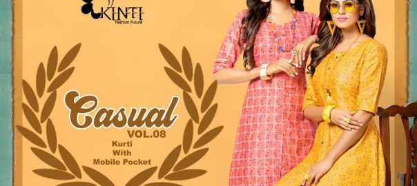 Kinti Fashion Future   Casual Vol.8 Readymade Readymade Ladies Kurti Manufacturers Market Mumbai For Online Seller