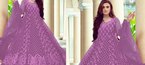 Ramsha 256 Nx Light Butter Net With Heavy Embroidery Semi Stitch Ladies Salwar Suit Manufacturers Textile Market Ahmedabad Best Catalog