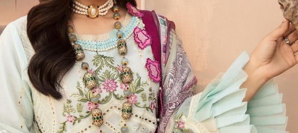 Shree Fab   Noor Schiffli Collection Pure Lawn With Heavy Self Embrodery Un Stitched Cheap Evening Salwar Suit Usa For Reseller
