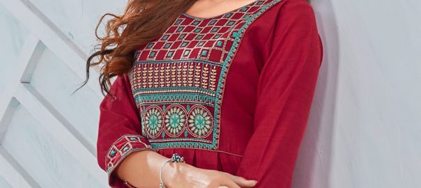 Vedik Vastram   Rich Look Vol.1 Readymade Readymade Evening Kurti Bulk Textile Market Ahmedabad For Retailers