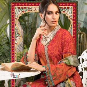 SHREE FAB – Mariya B M Print Vol.9 (CTN)  PURE COTTON PRINT WITH EXCLUSIVE EMBRODERY  Salwar Salwar Suit Wholesale Catalog Daawat