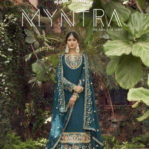 Your Choice – Myntra  Pure Georgette  Fancy Salwar Suit Wholesale Catalog Party Wear