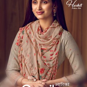 Harshit Fashion – Aarika  Pure Wool Pashmina Digital Print With Swarovski Diamond Work  Pashmina Salwar Suit Wholesale Catalog Ceremony