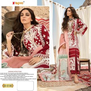 Fepic – Rosemeen D 5130    Floor Length Single Wholesale Catalog Nazmin With Embroidery