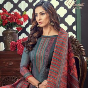 Harshit Fashion – Arfaana  Pure Cotton Digital Print With Swarovski Diamond*  Casual Salwar Suit Wholesale Catalog Casual Wear