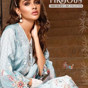 Shree Fab – Firdous embroidery lawn Çøllèçtîøñ (SIFFON DUPPTA)