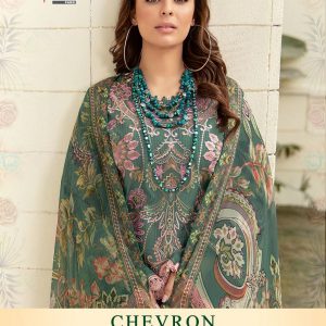 Shree Fab – Chevron Luxury Lawn Çøllèçtîøñ Vol.4  PURE LAWN COTTON WITH HEAVY SELF & PATCH EMBRODERY  Designer Salwar Suit Wholesale Catalog Eid Collection