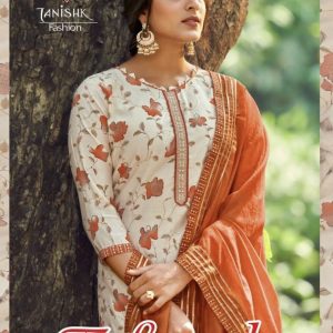 Tanishk Fashion – Tehzeeb  Pure Viscous Modal Print With Tie Embro Work With Diamond Handwork   Salwar Suit Wholesale Catalog Any Occasion