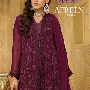 Al Khusbhu – Afreen Vol.1    Pakistani Salwar Suit Wholesale Catalog Festival