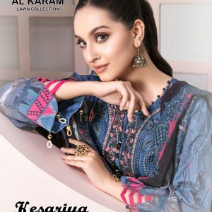 Al Karam – Kesariya Vol.5    Salwar Salwar Suit Wholesale Catalog Regular Wear