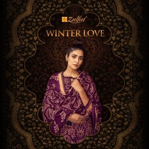 Zulfat Designer Suits – Winter Love    Pashmina Winter Wholesale Catalog Winter Wear