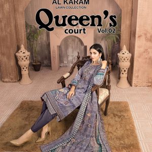 Al Karam – Queen Court Vol.2     Salwar Suit Wholesale Catalog Casual Wear