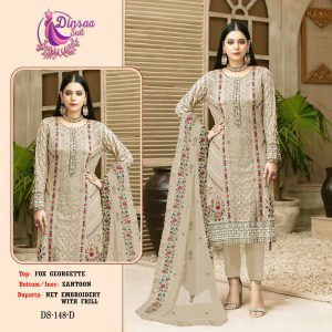 Dinsaa Suit – D.No.148     Salwar Suit Wholesale Catalog Any Occasion