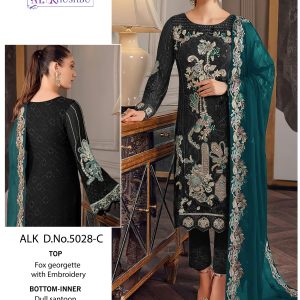 AL KHUSHBU – D.No.5028     Salwar Suit Wholesale Catalog Any Occasion