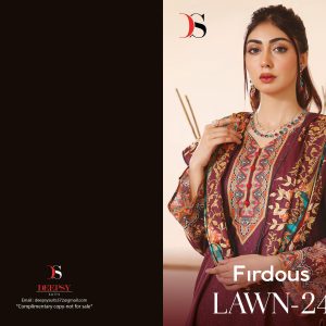 DEEPSY SUITS – Firdous Lawn -24 Ciffon Duptta     Salwar Suit Wholesale Catalog Any Occasion