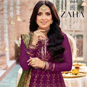 Zaha – Chantelle Vol.6     Salwar Suit Wholesale Catalog Festival