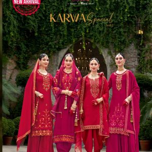 Lily And Lali – Karwa Special Vol.2     Readymade Wholesale Catalog Karwa Choth