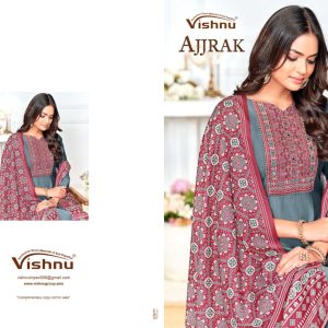 Vishnu – Ajjrak     Salwar Suit Wholesale Catalog Any Occasion