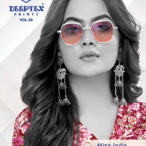 Deeptex – Miss India Vol.89     Cotton Printed Wholesale Catalog Corona Wear