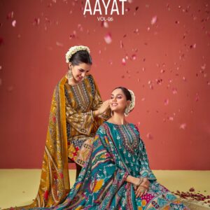 Zulfat Designer Suits – Aayat Vol.6     Salwar Suit Wholesale Catalog Any Occasion