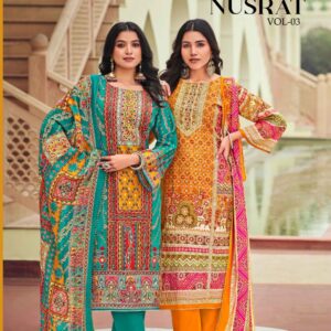 BelliZa DesigNer StuDio – Nusrat Vol.3     Salwar Suit Wholesale Catalog Any Occasion