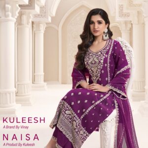 Kuleesh – Naisha     Salwar Suit Wholesale Catalog Any Occasion