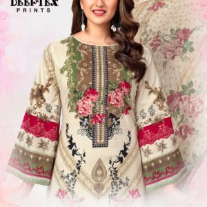 Deeptex Print – Roohi Zara Vol.5     Cotton Printed Wholesale Catalog Cotton Print