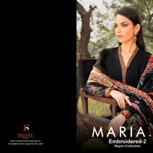 DEEPSY SUITS – Maria B Embrodery Vol.2 Cotton Duptta     Salwar Suit Wholesale Catalog Any Occasion