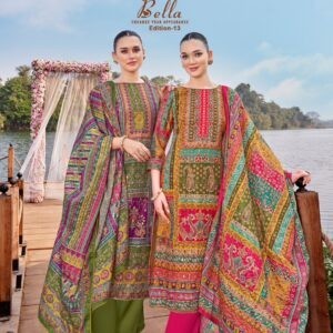 Alok Suit – Bella Vol.13     Salwar Suit Wholesale Catalog Any Occasion