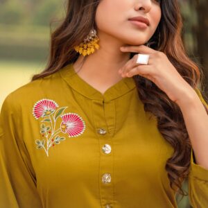 Wooglee – Rich Look     Kurti Wholesale Catalog Festival