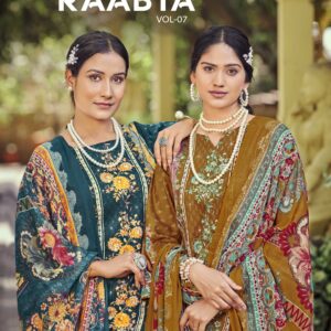 Zulfat Designer Suits – Raabta Vol.7     Salwar Suit Wholesale Catalog Any Occasion