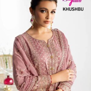 Sajida Designer – Khushbu Vol.1     Salwar Suit Wholesale Catalog Monsoon Wear