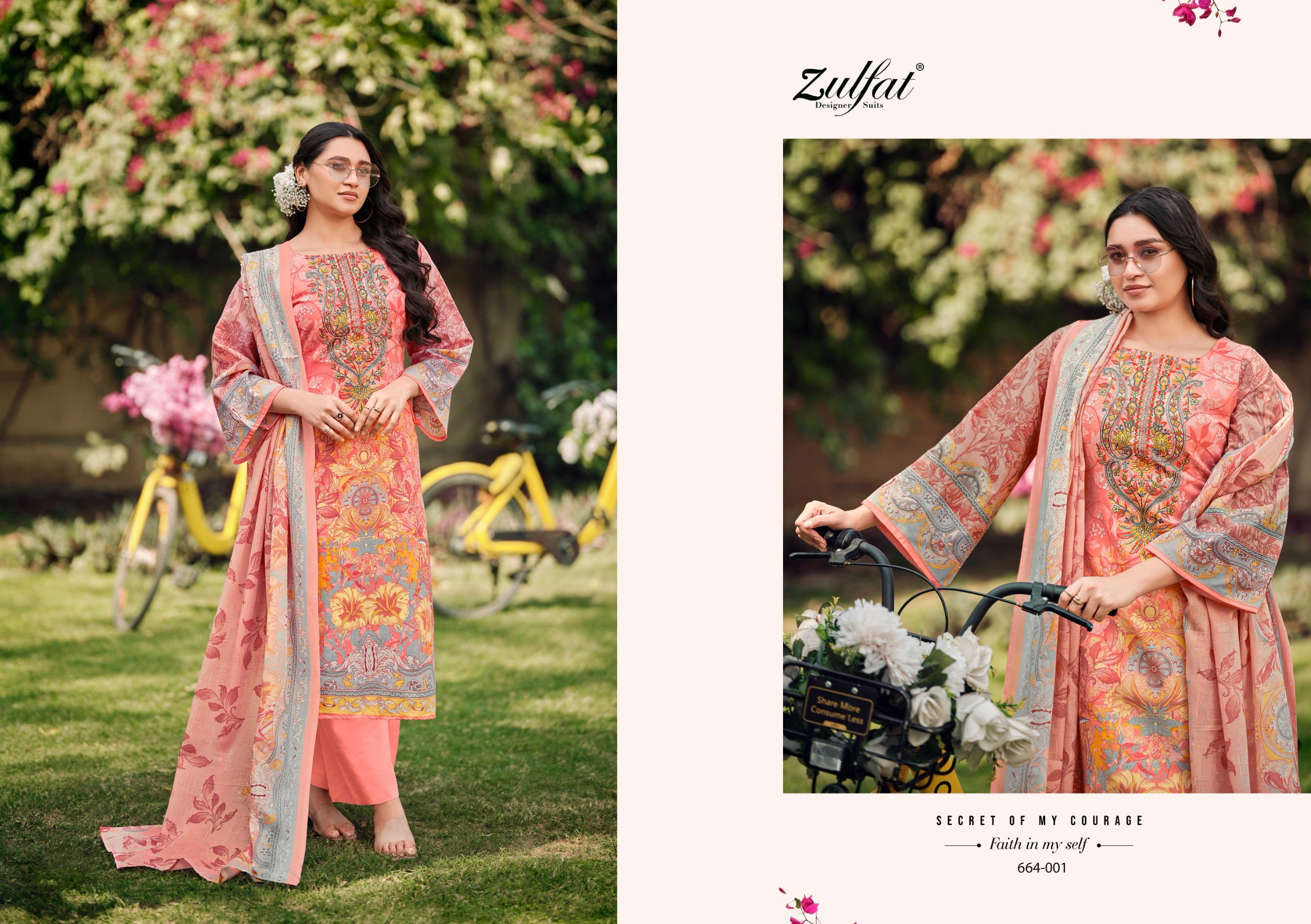 Zulfat Designer Suits – Gulnaaz vol.6