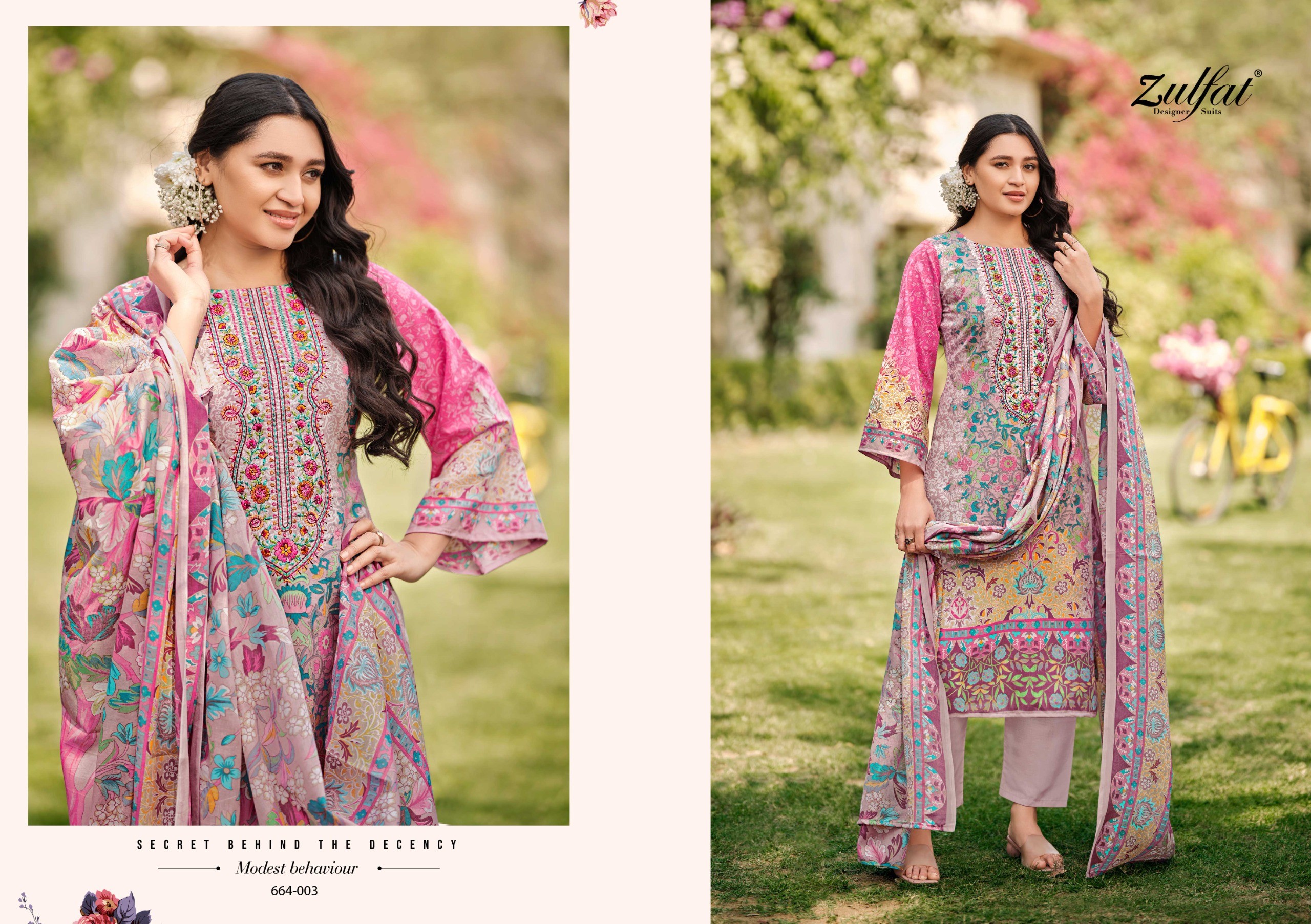 Zulfat Designer Suits – Gulnaaz vol.6