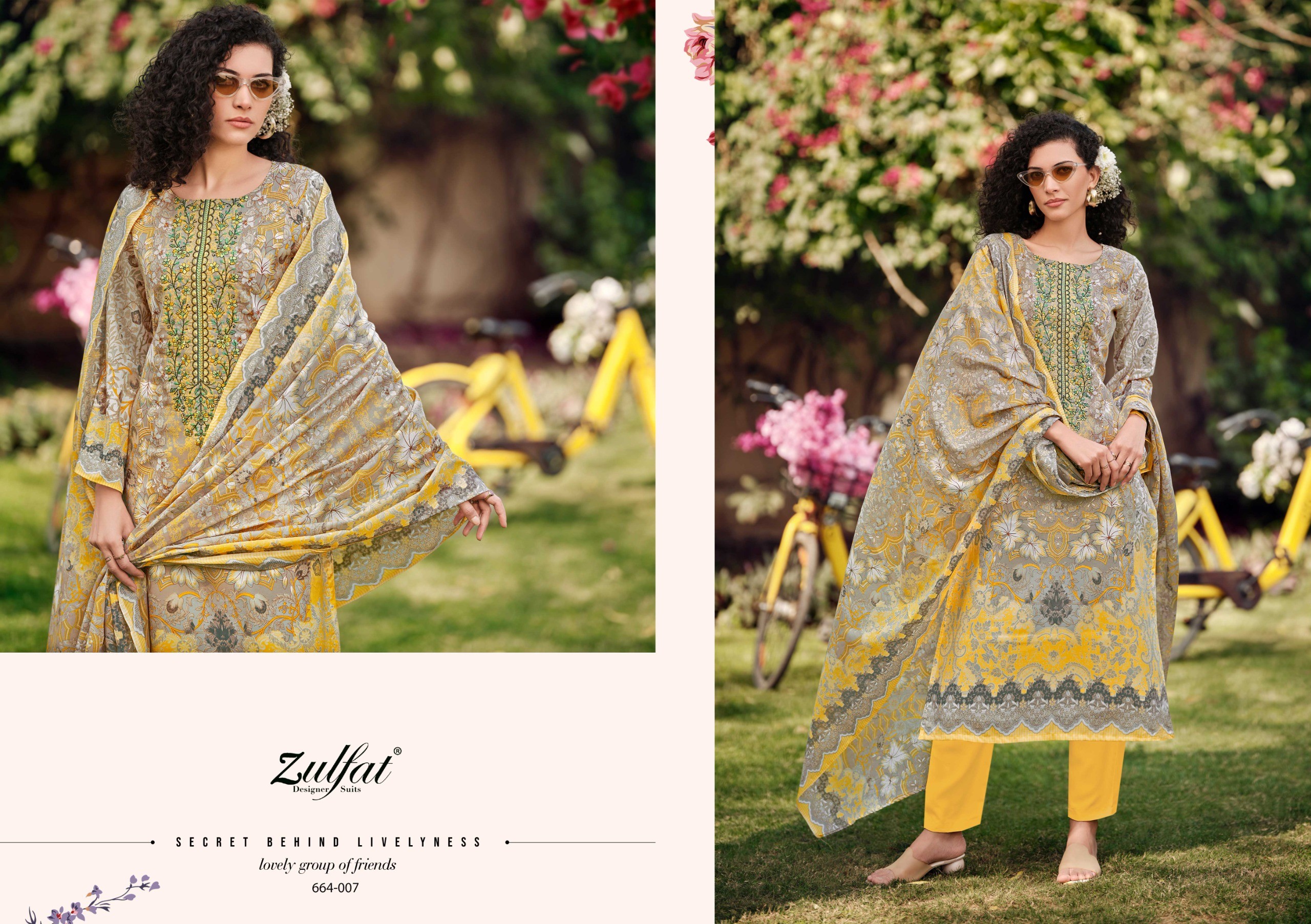 Zulfat Designer Suits – Gulnaaz vol.6